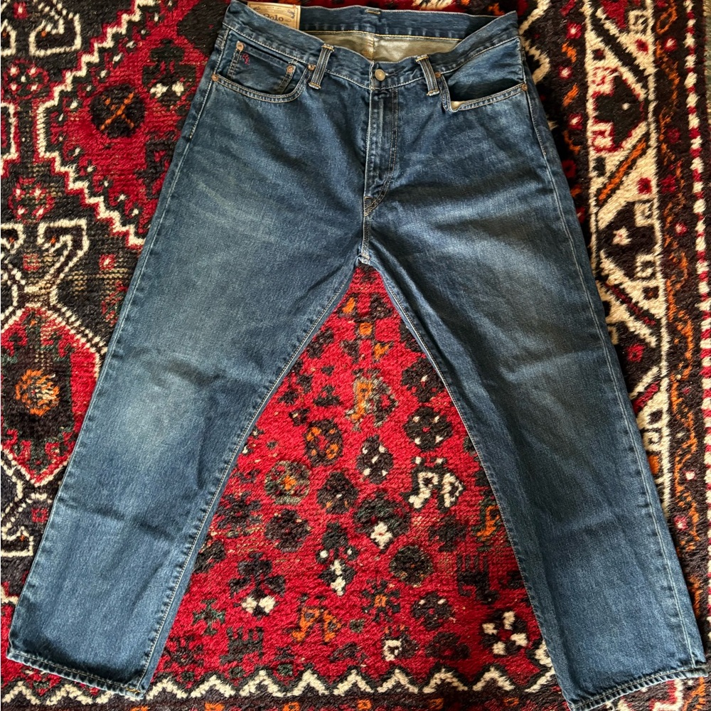 Ralph Lauren Dark Blue Straight Jeans